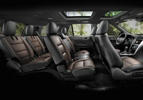 Car dashboard interior